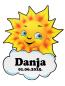 Preview: Geburtstafel Sonne - personalisierbar - 70x100cm